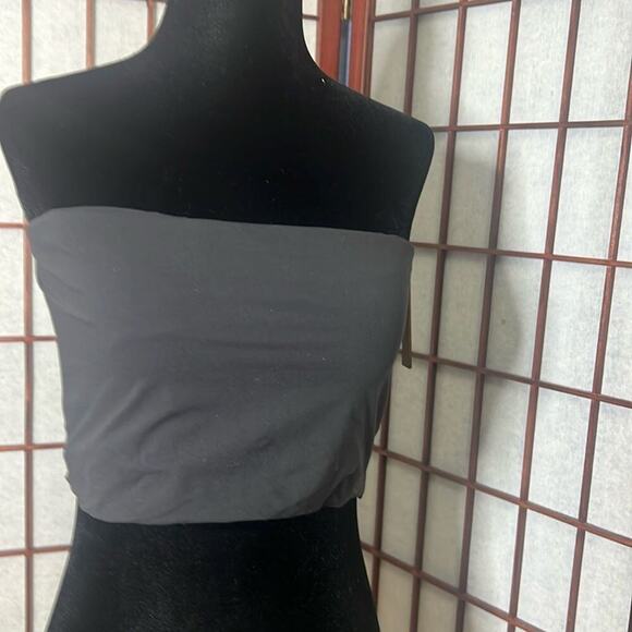 SKIMS FITS EVERY BODY NWT BANDEAU GRAY ONYX TOP SIZE 3X - Picture 2 of 8